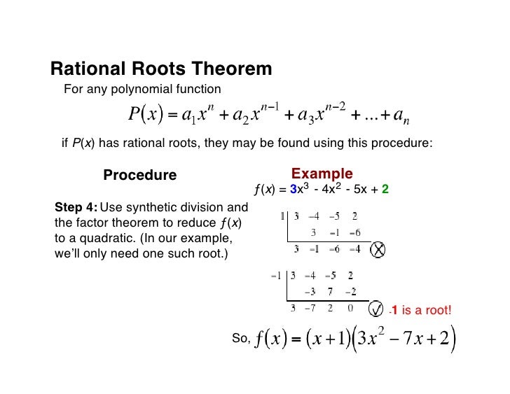 Jan. 12 Binomial Factor Theorm