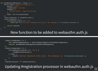 Webauthn Tutorial | PDF