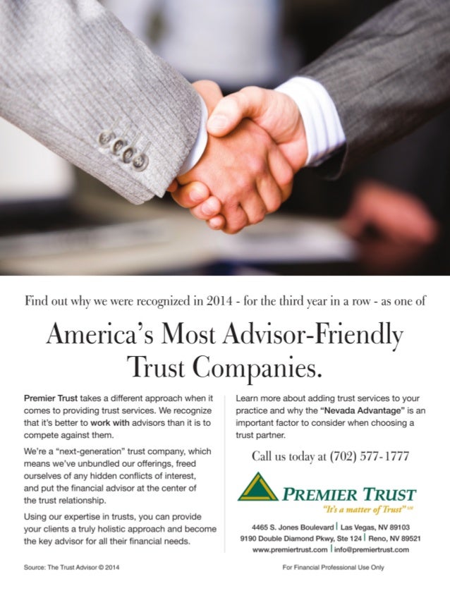 Securities America is a "next generation" trust company
