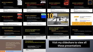 Visit my slideshare to view all
these presentations
 