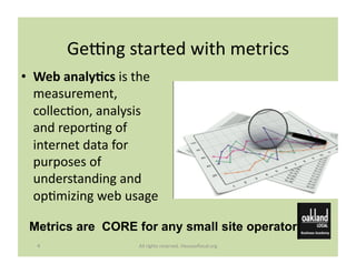 Jan 11 2013 learning lab 2013 show me the metrics