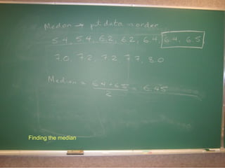 Finding the median 