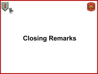 Closing Remarks
 