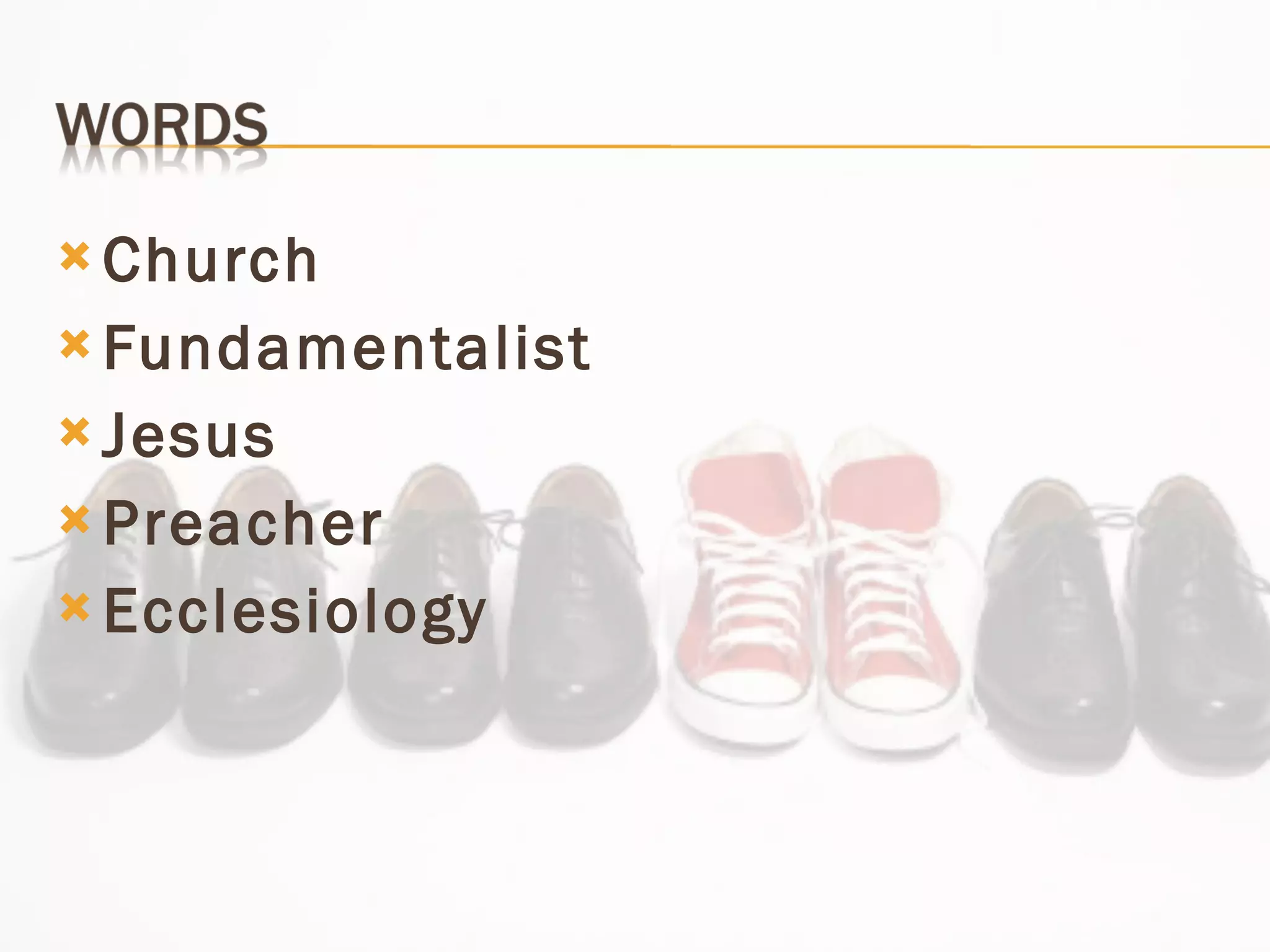 Church Fundamentalist Jesus Preacher Ecclesiology 