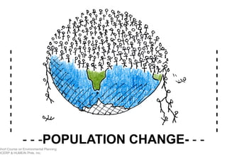 - - -POPULATION CHANGE- - -
-----------
-----------
Short Course on Environmental Planning
DCERP & HUMEIN Phils. Inc.
 