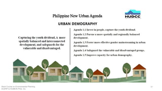 Short Course on Environmental Planning
DCERP & HUMEIN Phils. Inc.
47
 