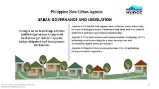 Short Course on Environmental Planning
DCERP & HUMEIN Phils. Inc.
50
 