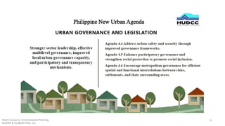 Short Course on Environmental Planning
DCERP & HUMEIN Phils. Inc.
51
 