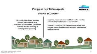 Short Course on Environmental Planning
DCERP & HUMEIN Phils. Inc.
53
 