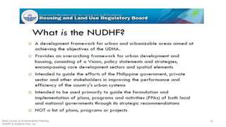 Short Course on Environmental Planning
DCERP & HUMEIN Phils. Inc.
56
 