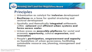 Short Course on Environmental Planning
DCERP & HUMEIN Phils. Inc.
60
 