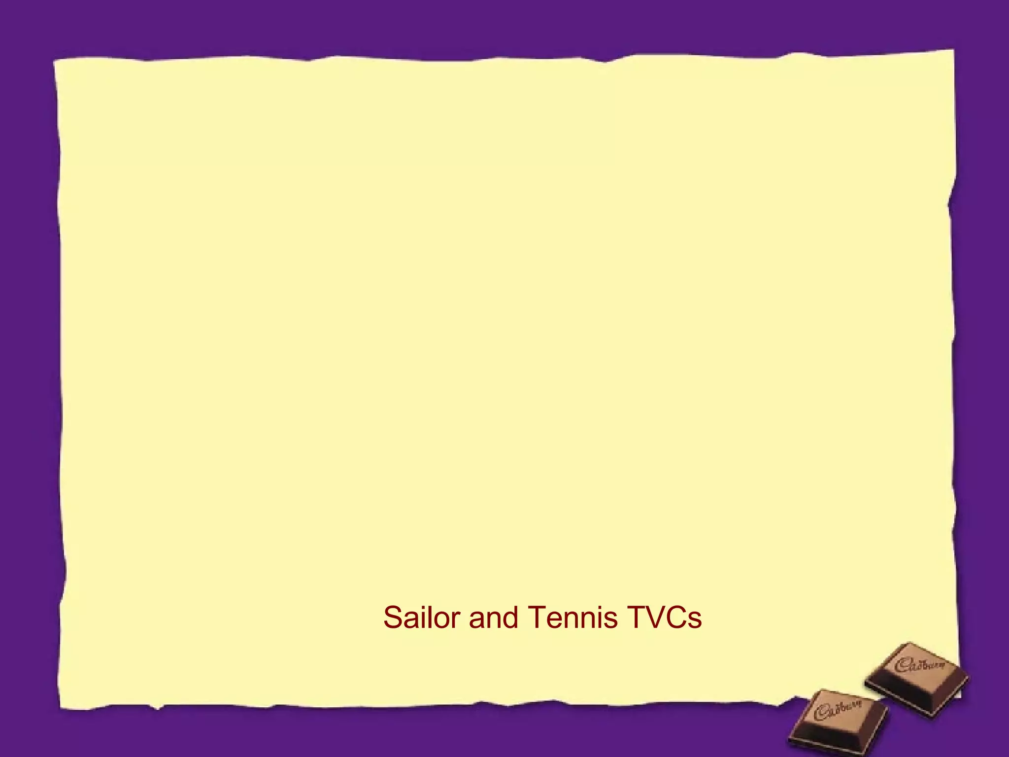 Sailor and Tennis TVCs 