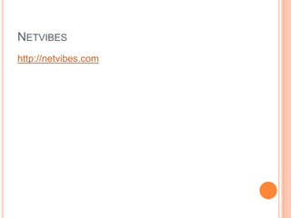 Netvibeshttp://netvibes.com