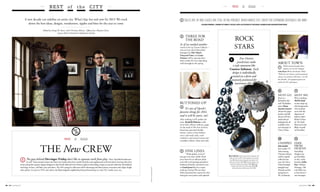 2 0
                                                           best o f t h e CI t y                                                         1 1                                                                                                           2 0           best          of         Style                1 1




                             A new decade can redefine an entire city. What’s hip, hot and now for 2011? We track                                                                                      2   “Sales are up and leases are still retail-friendly, which makes 2011 great for expanding boutiques like mine.”
                                down the best ideas, designs, trendsetters, tipples and bites for the year to come                                                                                                             –kassie rempel, owner of simply soles, with locations at national harbor and georgetown park


                                                   Edited by George W. Stone, with Christina Holevas, Tiffany Jow, Marjorie Korn,
                                                                    Lauren Marie Pritchard & Madeleine Starkey
                                                                                                                                                                                                            Three for
                                                                                                                                                                                                                                                                          rock
                                                                                                                                                                                                       3
                                                                                                                                                                                                            the road
                                                                                                                                                                                                      As if we needed another
                                                                                                                                                                                                      reason to hit up Tysons Galleria—
                                                                                                                                                                                                      now we have three! Bountiful
                                                                                                                                                                                                                                                                          stars
                                                                                                                                                                                                      boutiques by Elie Tahari,
                                                                                                                                                                                                      Vineyard Vines and Louis
                                                                                                                                                                                                      Vuitton will be opening their
                                                                                                                                                                                                                                                               6      Few District
                                                                                                                                                                                                      doors inside the ever-expanding
                                                                                                                                                                                                      mall throughout the spring.
                                                                                                                                                                                                                                                                   jeweleristas make                                          About town
                                                                                                                                                                                                                                                               a style statement like                                                 While sorting through urban
                                                                                                                                                                                                                                                                                                                               7
                                                                                                                                                                                                                                                             Couture Saboteur. Each                                                   options, new-to-DC designer
                                                                                                                                                                                                                                                                                                                              Celia Reyer fell for the District. Why?
                                                                                                                                                                                                                                                               design is individually                                         “With the city’s history and international
                                                                                                                                                                                                                                                              created on a form and                                           culture, my aesthetic will thrive.” As will
                                                                                                                                                                                                                                                              purposely positioned for                                   01
                                                                                                                                                                                                                                                                                                                              her clientele—her gorgeous gowns are
                                                                                                                                                                                                                                                                                                                              perfect for DC’s gala-goers.
                                                                                                                                                                                                                                                                 maximum effect.

                                                                                                                                                                                                                                                                                                                               8                       9
                                                                                                                                                                                                                                                                                                                              must go                must see
                                                                                                                                                                                                                                                                                                                              Born to a              We’re watching
                                                                                                                                                                                                                                                                                                                              Barbadian dad          WaPo’s Style
                                                                                                                                                                                                      buttoned up!                                                                                                            and Trinidadian        section shape up
                                                                                                                                                                                                                                                                                                                              mom, Dana              after losing much
                                                                                                                                                                                                       4
                                                                                                                                                                                                          It’s one of Oprah’s                                        02
                                                                                                                                                                                                                                                                                                                              Ayanna Greaves         of its aesthetic
                                                                                                                                                                                                      favorite things for 2011,                                                                                               infuses her paper      team with the
                                                                                                                                                                                                                                                                                                                              jewelry and silk       departure of
                                                                                                                                                                                                      and it will be yours, too!                                                                                              dresses with her       fashion editor
                                                                                                                                                                                                      After working in DC politics for                                                                                        multicultural          Robin Givhan
                                                                                                                                                                                                      years, Rochelle Behrens could                                                                                           background, all        (to The Daily
                                                                                                                                                                                                      never find a blouse without a gape.                                                                           03
                                                                                                                                                                                                                                                                                                                              available at her       Beast) and critic
                                                                                                                                                                                                      So she made it! Her line of shirts,                                                                                     new boutique in        Blake Gopnik
                                                                                          11
                                                                                            /11                                                                                                       featuring a patented double-
                                                                                                                                                                                                      button, comes in four fashion-
                                                                                                                                                                                                      savvy, suit-ready styles, each
                                                                                                                                                                                                                                                                                                                              Chevy Chase.           in December.


                                                                               best         of      Style                                                                                             crafted in cool stretch-cotton and                                                                                      10                      11
                                                                                                                                                                                                      available in black, white and color.
                                                                                                                                                                                                                                                                                                                              Unzipped Farr

                                               The New Crew
                                                                                                                                                                                                                                                                                                                                       from
                                                                                                                                                                                                                                                                                                                              Saks Jandel
                                                                                                                                                                                                                                                                04                                                                     heaven
                                                                                                                                                                                                                                                                                                                              loves reality TV.
                                                                                                                                                                                                       5    fine lines                                                                                                        After hosting          Friendship
                                                                                                                                                                                                             “Think global, act local”                                                                                        Christian Siriano      Heights just
                                                                                                                                                                                                      just got even more stylish. Raid                       multi-faceted Locally based Couture Sabatour will                and his capsule        got friendlier
                                                                                                                                                                                                                                                              make its mark on 2011 with launches for its spring
                          1 in-exile” tookbehindmatters into their Friday don’tthey couldn’t find the style supplementsplay.their ideal. Starting with a line
                            The guys
                                           sartorial
                                                     Derringer
                                                                   own hands when
                                                                                  like to separate work from
                                                                                                                        to fit
                                                                                                                               These “dandified Southerners-                                          your closet for an old jean jacket
                                                                                                                                                                                                      and a fab scarf (perhaps grandma’s
                                                                                                                                                                                                                                                              line. 01 Custom bronze and gold tone leather cuff
                                                                                                                                                                                                                                                             with resin crystals, $375. 02 Gunmetal spheres and
                                                                                                                                                                                                                                                                                                                              collection last
                                                                                                                                                                                                                                                                                                                              year, the Chevy
                                                                                                                                                                                                                                                                                                                                                     to chic, niche
                                                                                                                                                                                                                                                                                                                                                     brands at Julia
                     of ties and pocket squares, dapper designers Lukas Smith (left) and Scott Permar (right) are launching a major accessories collection chockablock                                heirloom Hermès), and send it over                      blank link necklace with chains, $300. 03 Bronze                Chase boutique         Farr. Halston
                                                                                                                                                                                                                                                                serpent collar with multi-chain drop, $650. 04
                     with bags, tie bars, cuff links, hats and shoes. The 2011 spring tie collection will be blooming with floral prints, seersucker and a light, bright                              to Good Jeans Co. for a major                                                                                           brought Isaac          Heritage, Tibi
                                                                                                                                                                           Portrait by greg powers.




                                                                                                                                                                                                                                                                  Jumbo ebonized studded wood cuff, $250.
                     color palette. In stores in NYC and online, the Bloomingdale neighborhood-based brand hopes to nab a DC retailer soon, too.                                                      mash-up. Former PR exec Kate                                                                                            Mizrahi and his        and Milly rate
                                                                                                                                                                                                      Fralin launched the couture biz after                                                                                   spring line to         at this lawyer’s
                                                                                                                                                                                                      lining her own jackets with aplomb.                                                                                     DC exclusively.        new boutique.



64 |   |   Jan/Feb 2011                                                                                                                                                                                                                                                                                                                                     Jan/Feb 2011    |   | 65
 