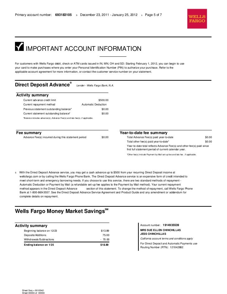 Wells fargo routing number new mexico