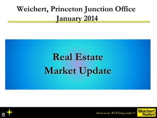 Weichert, Princeton Junction Office
January 2014

Real Estate
Market Update

 