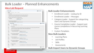 Taleo Learning Jan2019 Taleo Learn Roadmap For Planned Releases | PPTX