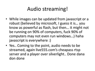 The Beginning - Jan 20 2009