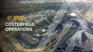 COSTERFIELD
OPERATIONS
 