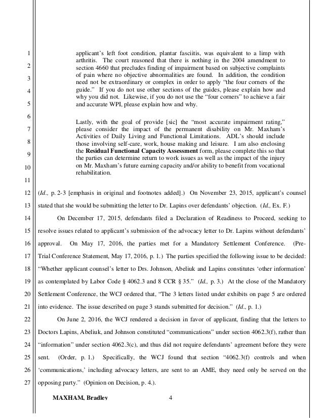 jan 23 2017 en banc ame information bradley maxham mandatory settlement conference brief form