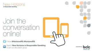 David Bird. Interweaving Culture into Responsible Gaming