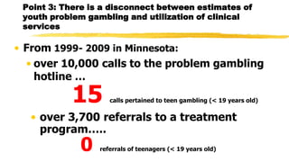 Ken Winters. This is Your Brain on Adolescence: A Developmental View of Problem Gambling and Other Addictions