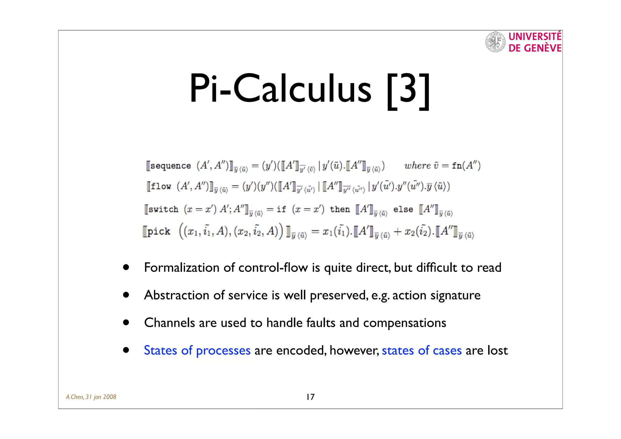 Semantics (requirements) of Business Process