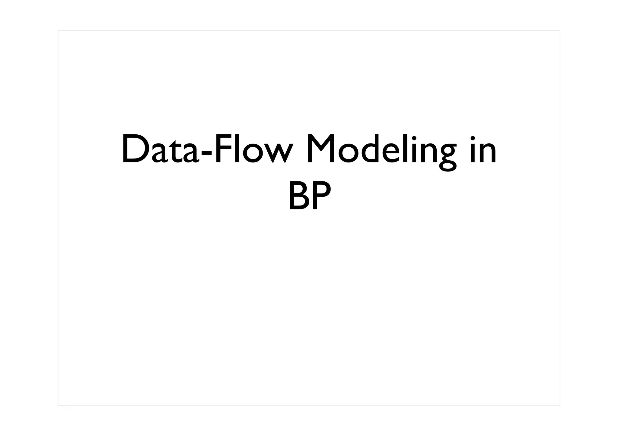 Semantics (requirements) of Business Process