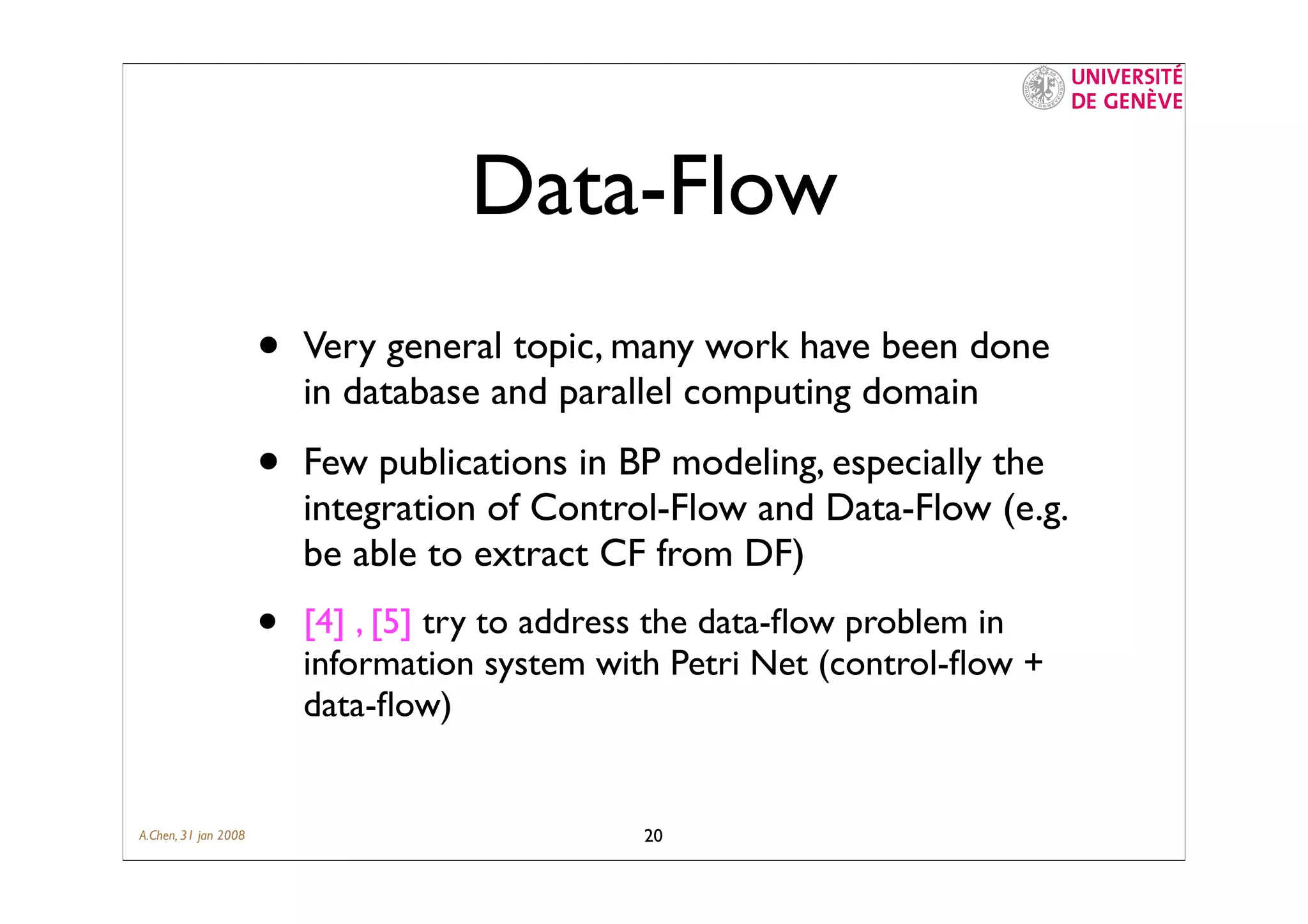 Semantics (requirements) of Business Process
