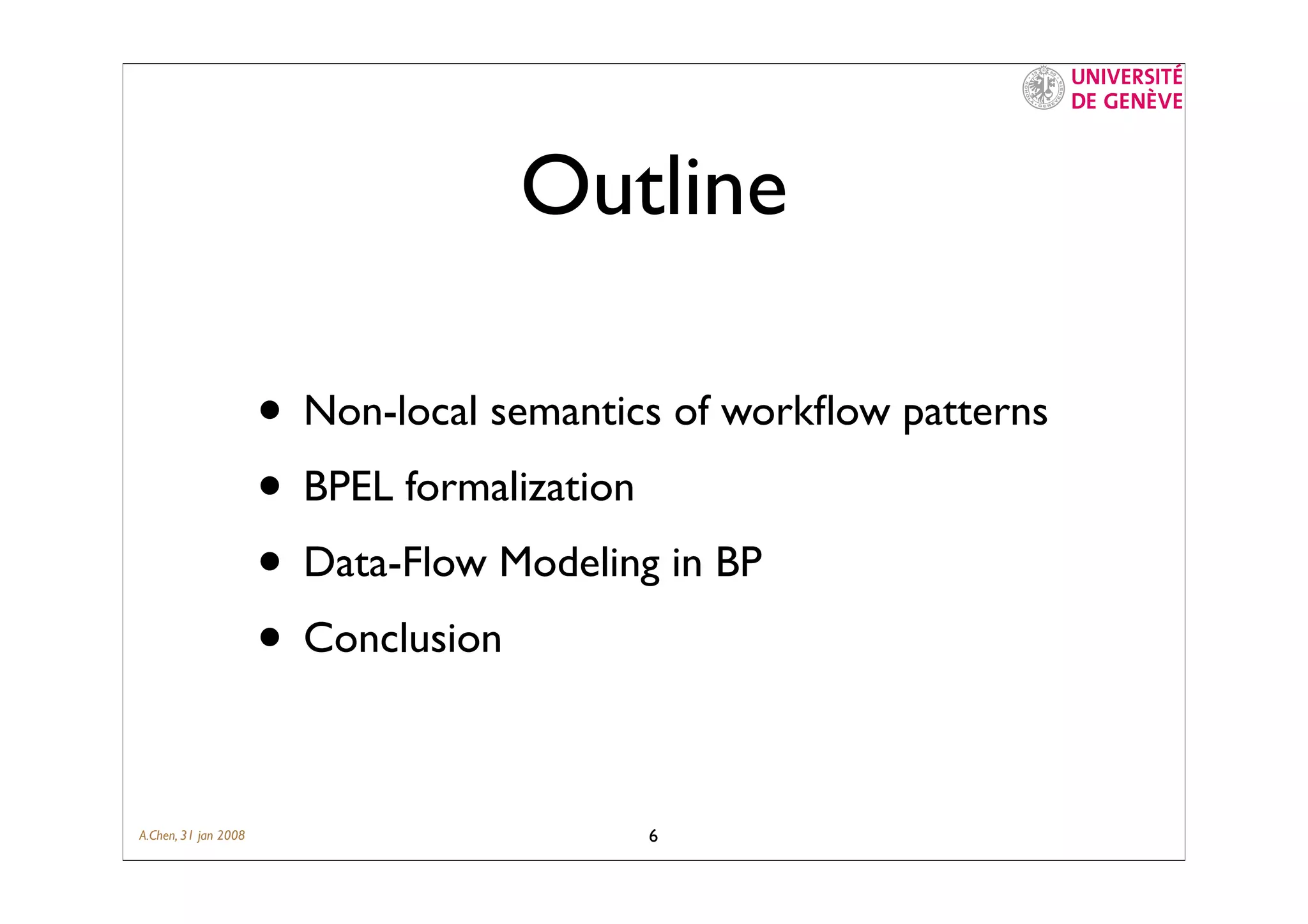 Semantics (requirements) of Business Process
