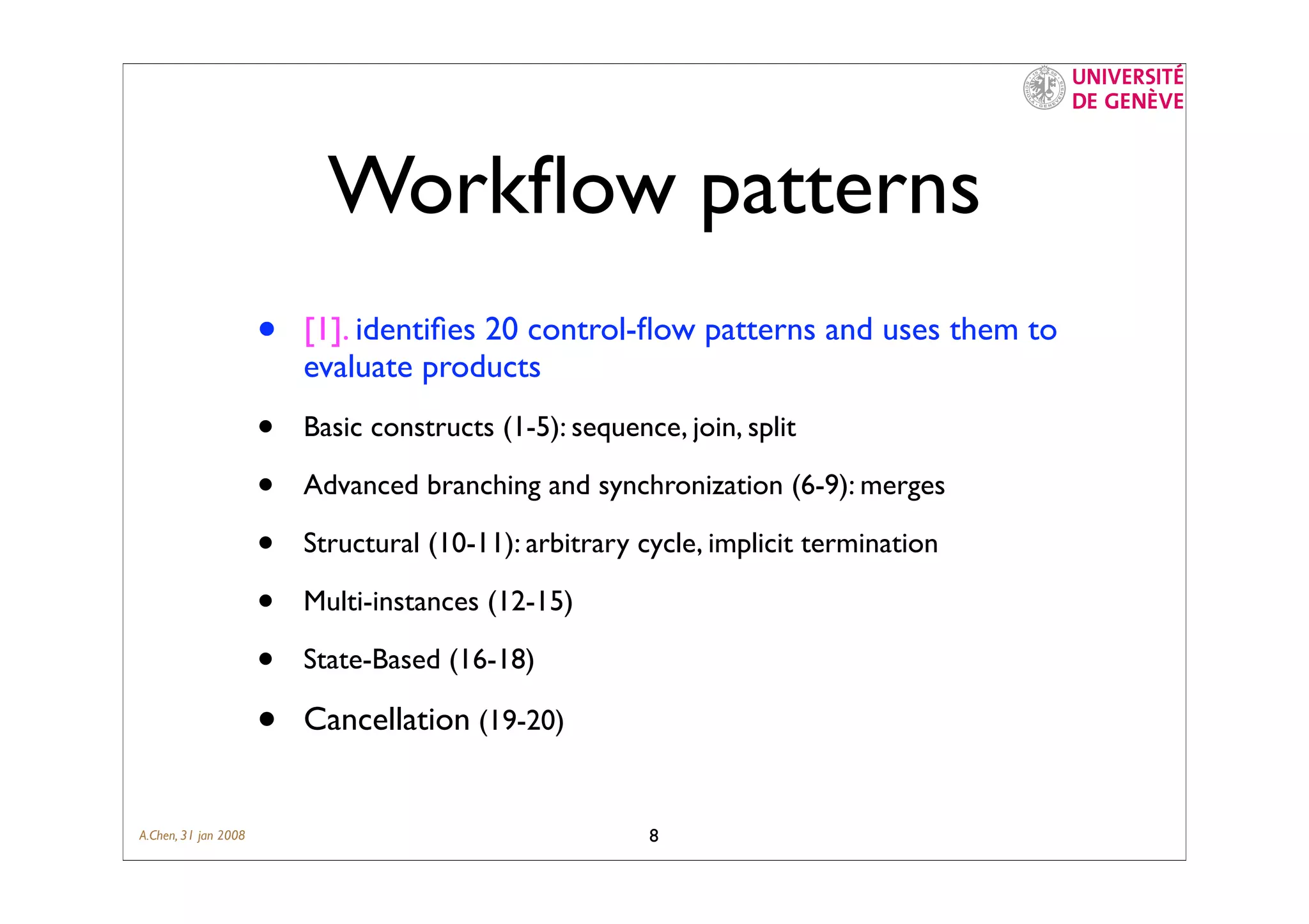 Semantics (requirements) of Business Process