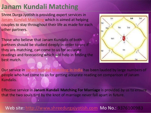 free janam kundali milan for marriage