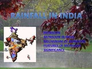 Rainfall in India