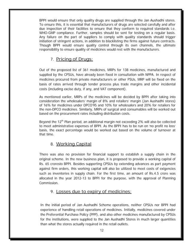 JAN AUSHADHI SCHEME DETAILS.