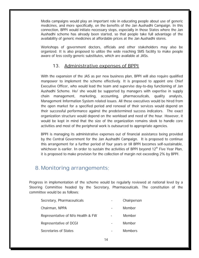 JAN AUSHADHI SCHEME DETAILS.