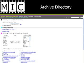 Archive Directory 