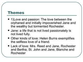 major themes in jane eyre