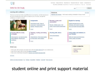 student online and print support material 