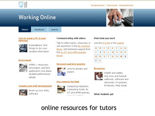 online resources for tutors 