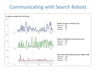 Communicating with Search Robots 