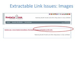 Extractable Link Issues: Images 