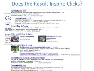 Does the Result Inspire Clicks? 