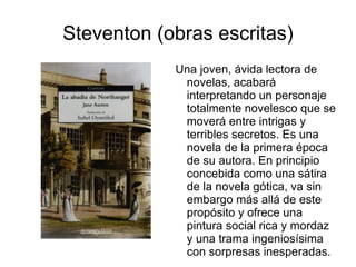Lugar: Winchester, Hampshire, Inglaterra Destacada novelista inglesa que supo reflejar de forma fiel el drama en sus novelas. 