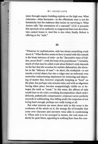 Jane austen or the secret of style da miller PDF Jane austen or the secret of style da miller PDF
