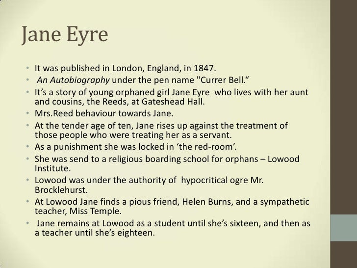 janes outburst against mrs reed in jane eyre by charlotte bronte A poor governess, jane eyre, captures the heart of her enigmatic employer, edward rochester jane discovers that he has a secret that could jeopardize any hope of happiness between them charlotte brontë (21 april 1816 - 31 march 1855) was an english novelist and poet, the eldest of the three . janes outburst against mrs reed in jane eyre by charlotte bronte A poor governess, jane eyre, captures the heart of her enigmatic employer, edward rochester jane discovers that he has a secret that could jeopardize any hope of happiness between them charlotte brontë (21 april 1816 - 31 march 1855) was an english novelist and poet, the eldest of the three .