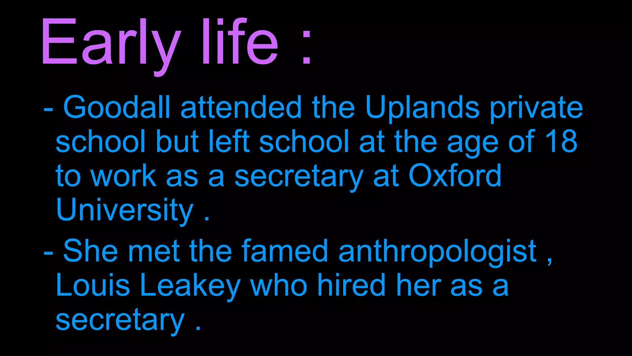 Jane Goodall | PPT
