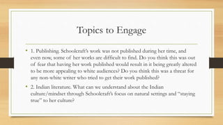 Jane Johnston Schoolcraft PPT