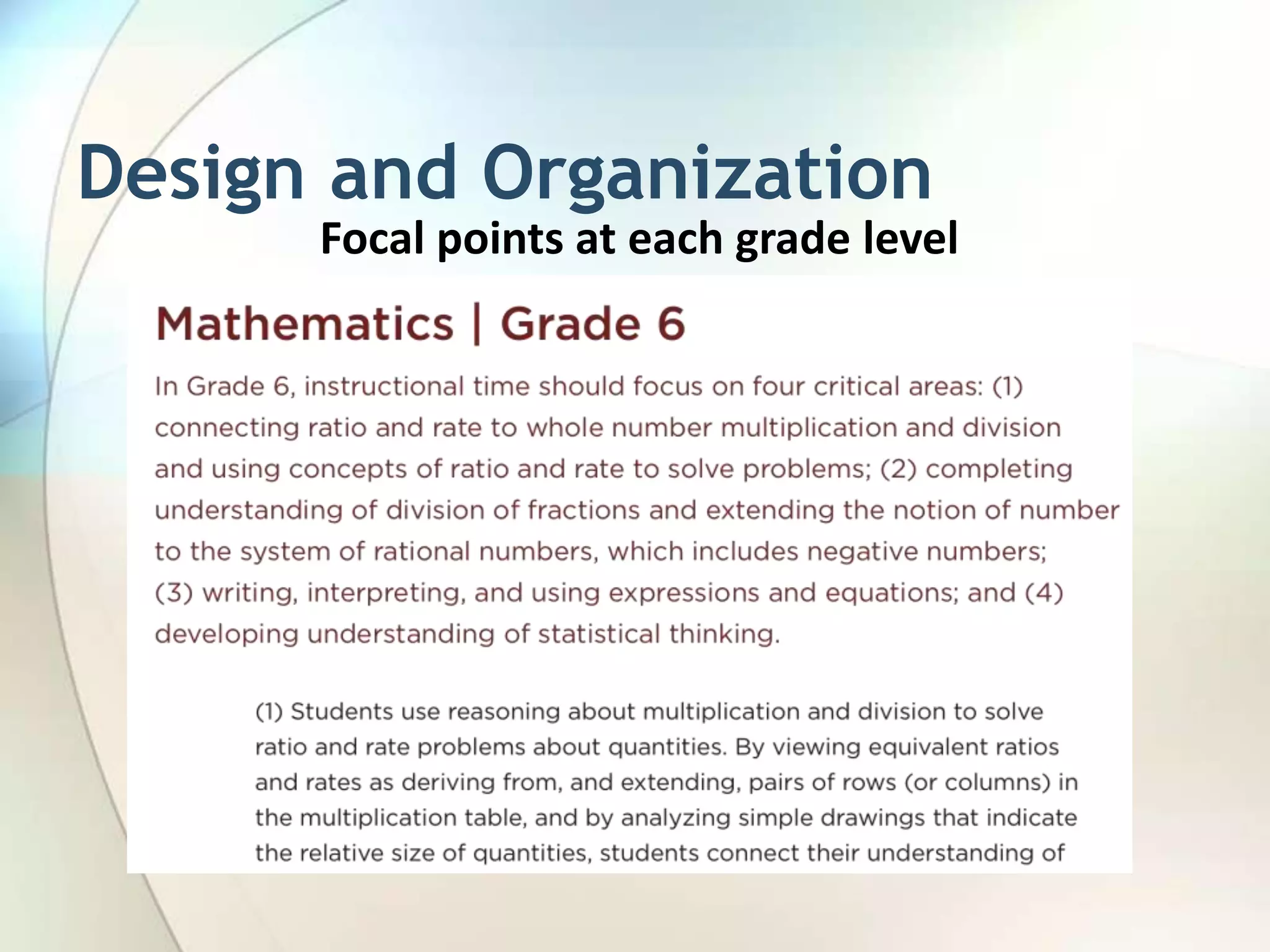 STANDARDS FORMATHEMATICSJUNE 2010