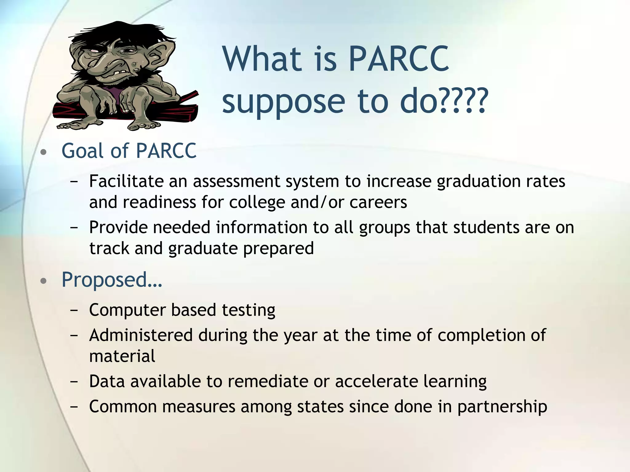 Design and OrganizationFocal points at each grade level