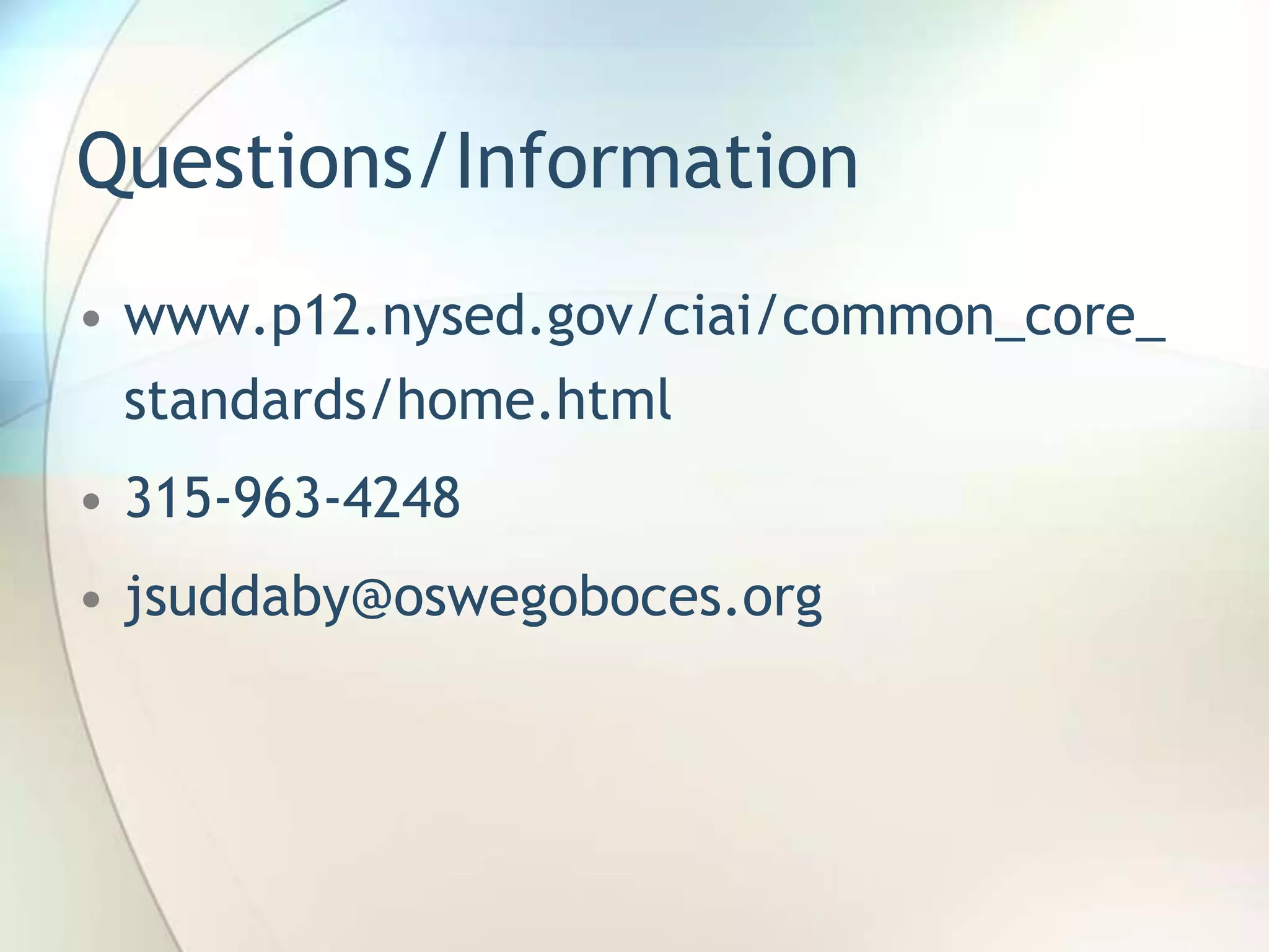 	…and then…2014-2015 - CCSS and PARCC (Partnership for the Assessment of Readiness for College and Careers) assessments operational